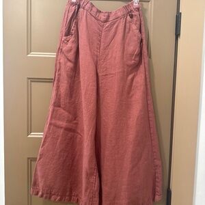 CP Shades Rust Linen Pants